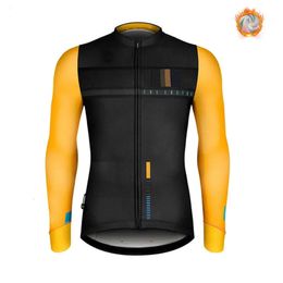 Espagne Ciclismo Invierno Racing thermique polaire Bicicleta maillot à manches longues Mujer Invierno hommes cyclisme vélo Mallot Ciclismo 240319