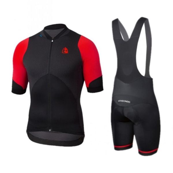 España Etxeondo Pro Team Conjunto de camiseta de ciclismo Traje de ciclismo de bicicleta transpirable Ropa de bicicleta Mangas cortas con MITI NON-SLIP221L