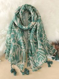 Espagne Fashion Daisy Floral Viscose Viscose Châle Scarpe Lady Print Pachmina Soft Pachina Wrap Snood Bufandas Muslim Hijab Sjaal 240408