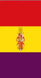 Drapeau d'Espagne de l'Espagne 19311939 Drapeau de la deuxième République espagnole 3ft x 5ft Banner en polyester volant 150 90cm Flag personnalisé Outdoo2226198