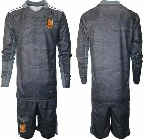 Le gardien de but de l'Espagne GK Soccer 1 Iker Casillas Jersey Set Gotalie 13 Kepa Arrizabalaga 1 David de Gea 23 Kits de chemise de football Pepe Reina9284764