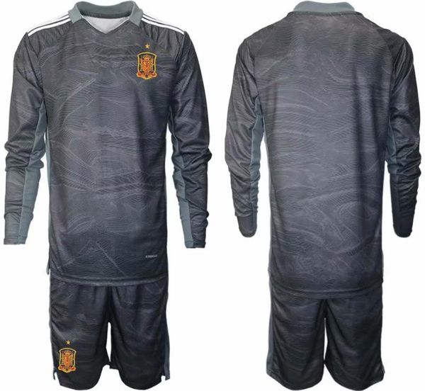 Espagne Gardien de but GK Soccer 1 Iker Casillas Jersey Set Gardien de but 13 Kepa Arrizabalaga 1 David De Gea 23 Pepe Reina Maillot de football Kits2495947