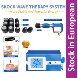 Espagne en stock Utilisation à domicile Machine de thérapie par ondes de choc Zimmer électrique Équipement physique par ondes de choc Traitement Ed pour le soulagement de la douleur