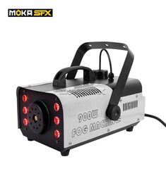 Espagne Stock Moka LED 900W Machine de brouillard Machine de fumée Smooth Machine spéciale Générateur de brouillard Remote Machine de fumée disco 7528554