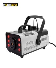 Spanje Stock Moka LED 900W FOG Machine Smoke Machine Speciale podiumeffecten Foggenerator Remote Control Disco Smoke Machine3541668