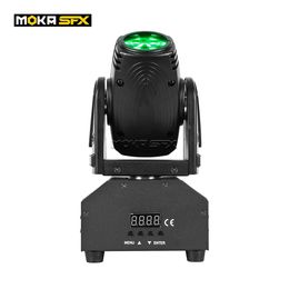 Spanje Stock Moving Christmas Lights Beam LED's RGBW 4IN1 LED Was DJ Licht voor Disco Party Toon 10W Mini Moving Head Light
