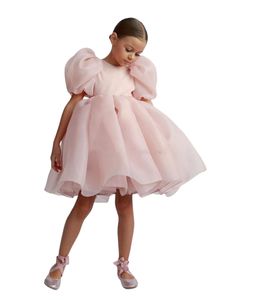 Espagne Style Girls Puff Sleeve Party Robes Palace Childre