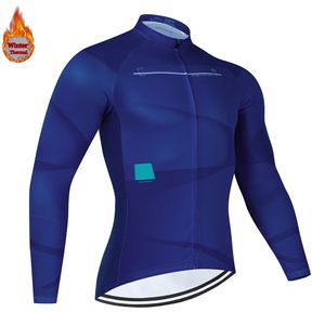 Espagne Team Winter Thermal Fleece Clotling Men Men à manches longues Suit en jersey extérieur vélo de pantalon MTB Vêtements à sauts 231221