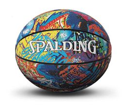 Spalding 24K Black Mamba Merch patrón de garabatos de pelota de baloncesto Edición conmemorativa Juego de PU tamaño 7 con caja Día de San Valentín B2560895