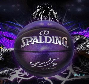 Spalding 24k Black Mamba Merch Edición conmemorativa Bola de baloncesto PU Wear Wear NE Size 7 Pearl Purple2252266