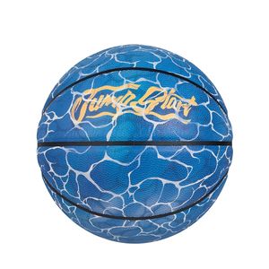 Spalding Droevig Frog Pepe CO Merkbasketbal Ball No.7 Gift Box Boyfriend 24k Surfen Oceaan Zee Blauw Mamba Herdenkingseditie PU Game Indoor Outdoor Valentijnsdag