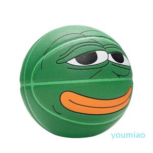 Spalding Sad Frog Pepe Co Ballon de basket-ball de marque No.7 Coffret cadeau pour petit ami Camouflage 24 K Black Mamba Édition commémorative PU