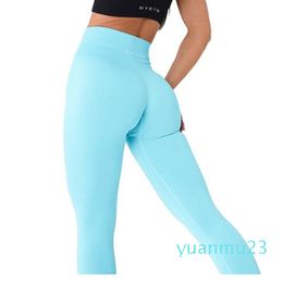 Pantalones cortos de LICRA para mujer Fitness elástico transpirable levantamiento de cadera ocio deportes Lycra SpandexTights