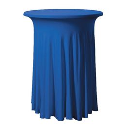 Spandex Stretch Table à volants Covers de mariage Cocktail Cocktail Tizhes Elastic Bar Table Jiron Party Banquet Hôtel Décoration