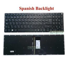 Spaans Braziliaans PT BR Verlicht Toetsenbord voor Acer Aspire ES1-572 523 533 ES1-524 A315-41 A315-53 A315-51 A315-31 A315-21 Nieuwe HKD230825. HKD230824