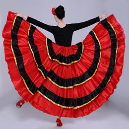 Costume de danse espagnole classique Gypsy Dance Costume Flamenco for Women Swing Jirts Bullight Belly Performance 360/540/720