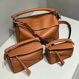 Spaans Designer Brand Single Schouder Practical Women's Saddle Puzzle Geometrische handtas Halloween Crossbody Bag
