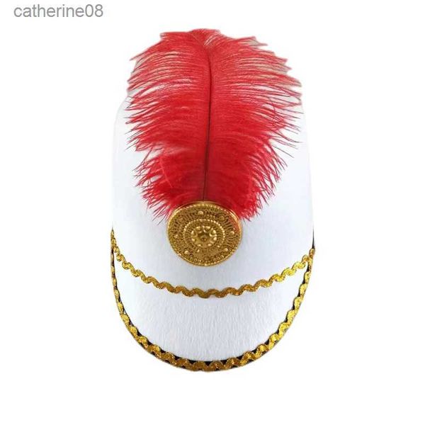 Sombrero de caballero español Soldados europeos Ceremonia Fiesta Guardia de honor Instrumento Banda ritual Sombrero Comandante Cap L230621