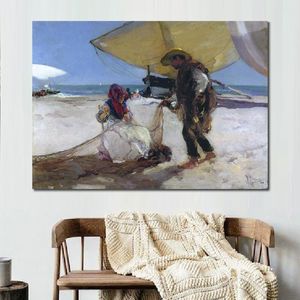 Paysages espagnols Toile Art Le Net Joaquin Sorolla Y Bastida Peinture À La Main Moderne Bureau Décor