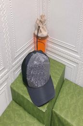 Sparkle Diamond Letter Hat Beaut Unisexe Style Style Righestone Fisherman Couple Crystal Ball Caps Snapbacks3872144