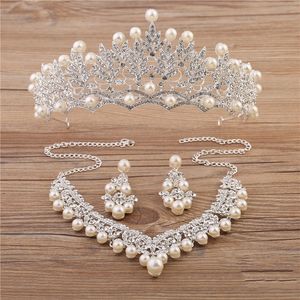 Sparkle Wedding Accessories Sets Silver Plated African Beads Cheap Crown Bling Accesorios nupciales en línea 2018 Cappelli Da Sposa