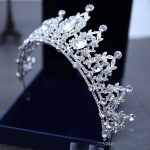 Headpieces sprankelende Bling Crystal Rhinestone versierd Crown Bride's Headpieces Head Tiaras accessoires