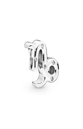 Sparkling Steenbok Zodiac Charm 925 Sterling Silver Beads Fit Style Charms Armbanden Kettingen Diy voor vrouwen Kerst 798423C017400556
