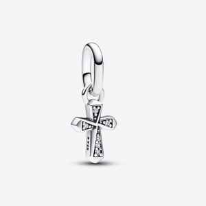 Sparkling Cross Mini Dangle Charm Pandoras 925 Sterling Silver Luxury Charm Set Bracelet Making Charms Designer Collier Pendentif Boîte d'origine Expédition rapide