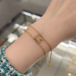 Fonkelende diamanten hanger kettingen modeontwerper luxe gouden kettingen armbanden voor dames dames huwelijksverjaardag feestgeschenken sieraden