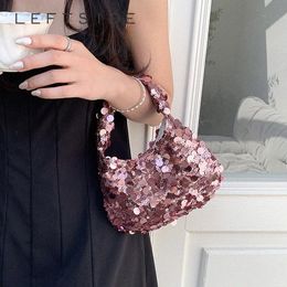 Sparkling Sequin Mini Sacs à bandouliers pour femmes 2024 Party Luxury Designer Corée des sacs à main et des sacs à main Tende Sac sous bras E2L1 #