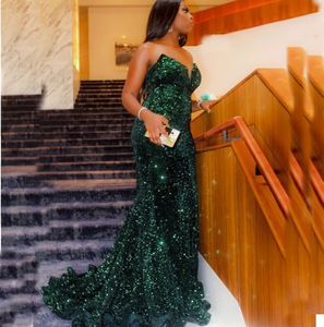 Robes de soirée vertes scintillantes sirène charmante longue robes de bal chérie cou fête robe de remise des diplômes mode robes de célébrité 328 328