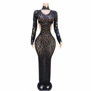 Miroir scintillant étage Dr pour les femmes anniversaire soirée soirée soirée salle de bal 2024 scène porter performance Drag Queen Costume f3IH #