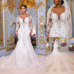 Robes de mariée perles de taille plus étincel