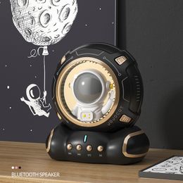 Haut-parleurs sans fil Speaceman astronaute Bluetooth 5.0 Mini chat avec espace HIFI- Audio sans fil TYPE-C emballage de boîte-cadeau