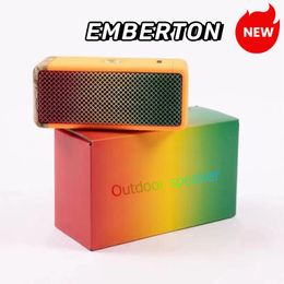 Haut-parleur Bluetooth Wireless Emberton mini haut-haut-haut-parleur portable Outdoor Outdoor Computer Music Music Lourd-Speaker Bass Rock Vintage Vintage Wireless Bluetooth