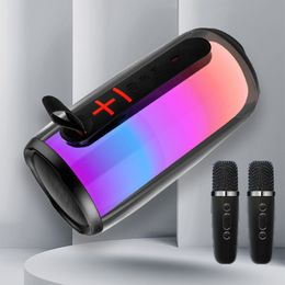 Haut-parleur Double Microphone Lumières Lumineuses Avec Grand Subwoofer Pulse Music Pulse 6 Génération Bluetooth Sans Fil