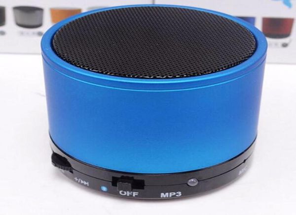 Haut-parleur caissons de basses haut-parleur de graves sans fil portable bluetooth Mini haut-parleur boîte de son S10 sans fil Bluetooth TF carte FM Radio Elect7456697