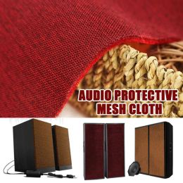 Haut-parleurs 1/2/3M Chiffré Épaissir Haut-Parleur Tissu Grille Audio Stéréo Dustcloth Filtre Maille Tissu Radio Acoustique Accessoires De Protection