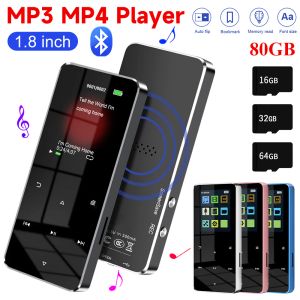 Haut-parleurs 1,8 pouces écran tactile MP3 MP4 lecteur de musique avec/sans Bluetooth 5.0 80GB haut-parleur intégré Walkman