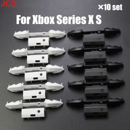 SPREKERS 10 Sets Zwart Wit RB LB Bumper -knop voor Xbox -serie S x Controller Trigger Surround Guide on Off Buttons Reparatiedeel