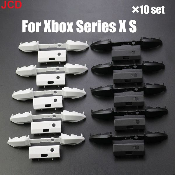 Haut-parleurs 10 sets bouton de pare-chocs RB LB blanc noir blanc pour la série Xbox S X Guide de surround de déclencheur du contrôleur sur la pièce de réparation des boutons OFF