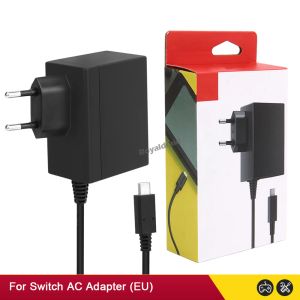 Haut-parleurs 100240V EU / US Plug Adapter Charger pour Nintend Switch Mur Charge USB TYPEC ALIMENT