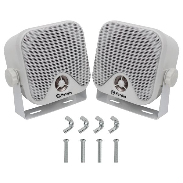 Altavoces 100W 4 pulgadas Impermeabilizan altavoces de botes en botes Audio Audio Sistema de sonido de música de servicio pesado para ATV al aire libre UTV