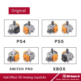 Haut-parleurs 10pcs Troisième version Hall Effet Joystick pour PS5 Module de capteur analogique 3D Edition améliorée pour PS4 pour le contrôleur Xbox One