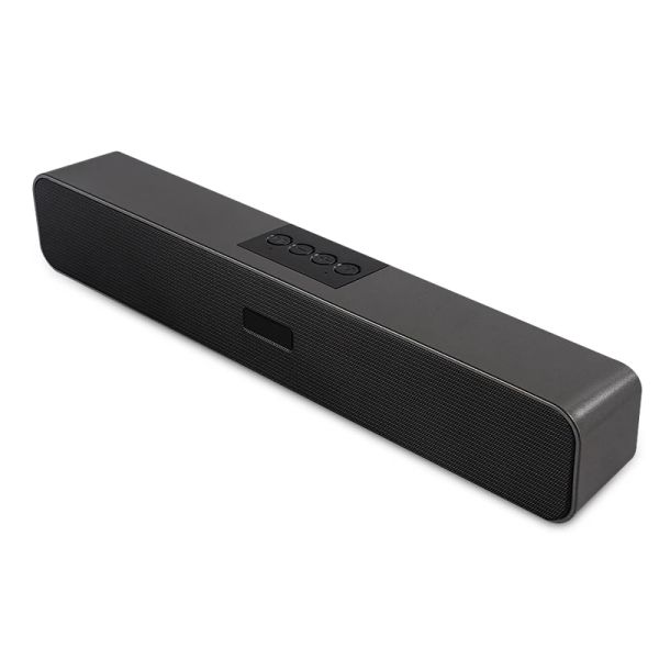 Haut-parleurs 10W Barre de son Haut-parleur filaire et sans fil Bluetooth 5.1 Home Surround SoundBar pour PC Théâtre TV Haut-parleur USB TF AUX Fonction