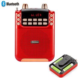 Luidsprekers 10W Ondersteuning 3 18650 Batterij Bluetooth Megafoon Luidspreker TF USB FM Radio Geluidsopname Functie Stemversterker