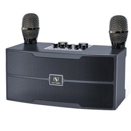 Altoparlanti Microfono portatile wireless ad alta potenza da 120 W Altoparlante Bluetooth Suono Festa in famiglia Karaoke Subwoofer Boombox caixa de som Ys201