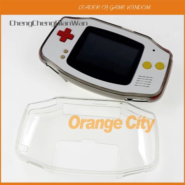 Haut-parleurs 1PC TPU Clear Protective Case Cover Shell pour GBA pour GBC pour GB pour la couverture TPU transparent GBP pour Gameboy Advance Game Console