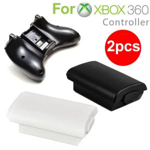 Haut-parleurs 2 / 4pcs pour Xbox 360 Plastique AA Batterie Couvre-couvercle Microsoft Battery Storage Box Conteneur pour les détenteurs de batterie Xbox 360