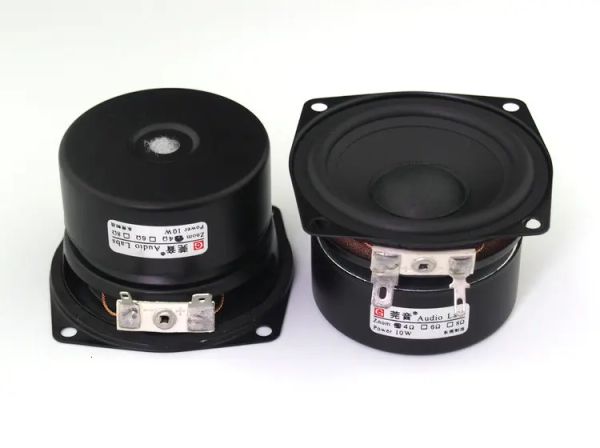 Haut-parleurs 2pcs 2,5 pouces 4Ohm 15 W gamme complète Hifi woofer en haut en haut en haut fréquence basse haut-parleur sons de basse unité de basse LoudSpeterm unité Loudsp